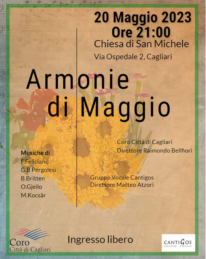 armonie di Maggio, serata musicale 20 maggio 2023 ore 21